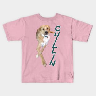 Yellow Labrador chillin Kids T-Shirt